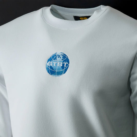 Biała bluza regular (haft)