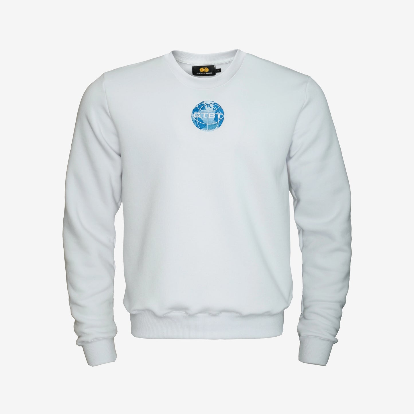 Biała bluza regular (haft)