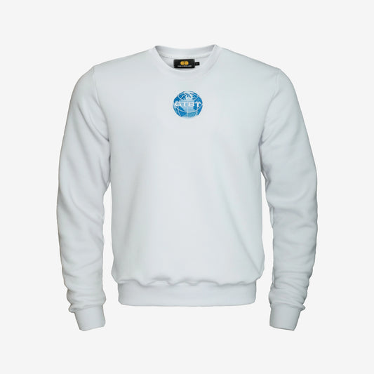 Biała bluza regular (haft)